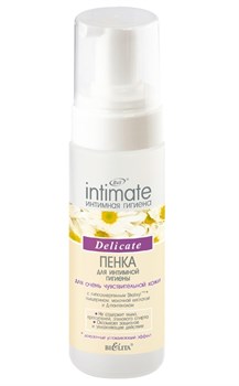 БЕЛИТА INTIMATE Пенка для интимной гигиены д/очень чувств.кожи 175 мл 4810151016777 - фото 26427