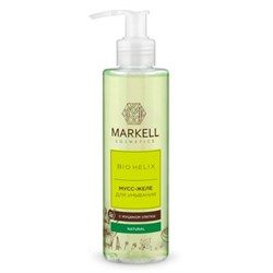 MARKELL BIO-HELIX Мусс-желе для умывания Муцином Улитки 100 мл 4810304014612 - фото 38471