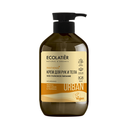 ECOLATIER Крем для рук и тела SOS ПИТАНИЕ МАРУЛА,КУКУИ&ПАНТЕНОЛ 400 мл 4620046171968 - фото 41728