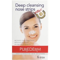 Pure Derm Полоски для глубокого очищения пор носа 6 шт - фото 43282