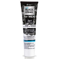 BITЭКС MEN BLACK CLEAN 2 в 1 Крем п/бр + Бальзам увлажн. 100 мл 4810153030573 - фото 43510
