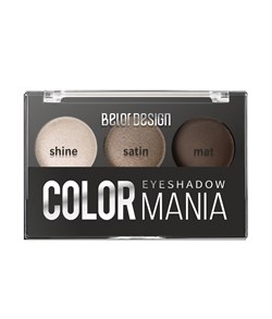 BELOR DESIGN Тени для век "Smart girl" COLOR MANIA 034 тон - фото 55267