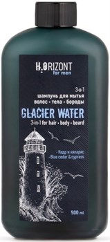 BEER & H2ORIZONTГель-Шампунь 3в1 GLACIER WATER волос.тела.бороды 500 мл 4630056264567 - фото 56208