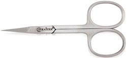 KAIZER Ножницы маникюрные, прямые, для ногтей, матовые,  ручная алмазная заточка, 20 мм длина режущей части (1087) - фото 58293