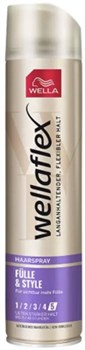 Wellaflex Лак для волос Плотность и Стиль FULLE&STYLE 250 мл - фото 63065