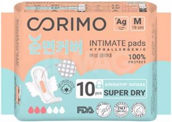 CORIMO Прокладки гигиенические M-19 см 10 шт 6972331682863 - фото 63541