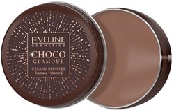 Eveline CHOCO GLAMOUR Кремовый бронзер для лица 20г №02 - фото 64303