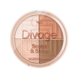 Divage Палетка для лица SCULPT & SHINE 4в1 4680245024373 - фото 64766