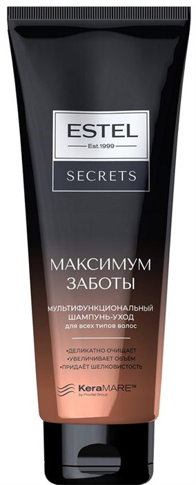 ESTEL SECRETS Шампунь МАКСИМУМ ЗАБОТЫ мультифункц.250 мл 4606453067780 - фото 68807