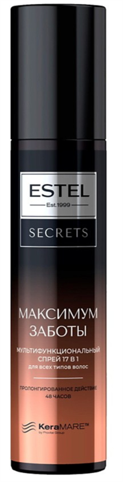 ESTEL SECRETS Спрей для волос17в1 МАКСИМУМ ЗАБОТЫ мультифункц.200 мл 4606453067926 - фото 68813
