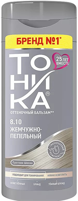 ТОНИКА Бальзам оттеночный для светлых 8.10 жемч.пепельный 4602152003463 - фото 69091