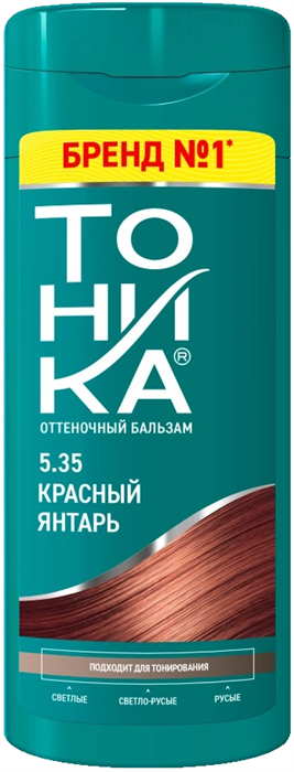 ТОНИКА Бальзам оттеночный для русых 5.35 красный янтарь 4602152003487 - фото 69097