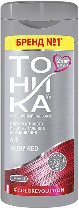 ТОНИКА Бальзам оттеночный COLOR EVOLUTION 4.6 Ruby Red, 150мл 4602152003494 - фото 69105