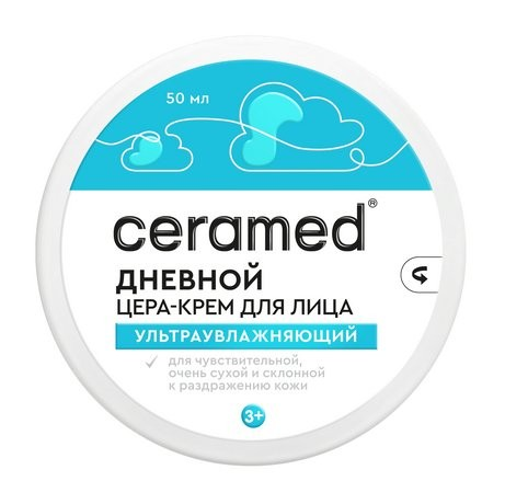 CERAMED ЦЕРА-Крем для лица ДНЕВНОЙ Ультраувлажн. 50 мл 4640130799144