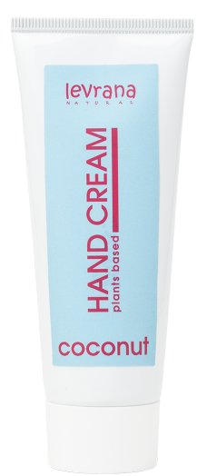 LEVRANA Крем для рук COCONUT питательный натуральный 75 мл 4610266845299 - фото 69378