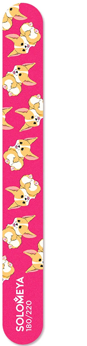 SOLOMEYA Пилка для ногтей CORGI 180/220 5060504726740