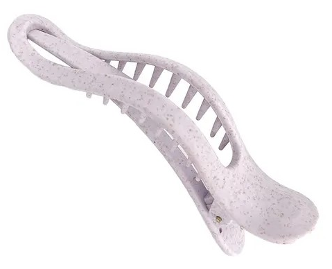 SOLOMEYA Крабик для волос Банан ЛИЛОВЫЙ 5060504727266