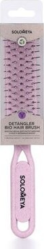 SOLOMEYA БИО-Расческа для распутывания волос ПАСТ.-СИРЕНЕВАЯ 5060504727303