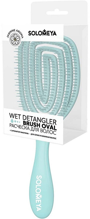 SOLOMEYA Расческа для сух.и влажных ЖАСМИН OVAL 5060504726931