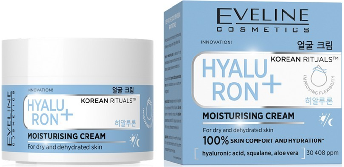 Eveline KOREAN RITUALS HYALURON Крем Увлажняющий  для сухой и обезвоженной кожи 50мл 5903416081654 - фото 69674