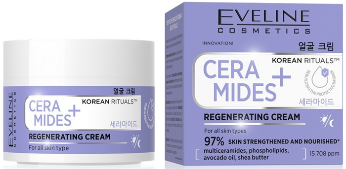 Eveline KOREAN RITUALS CERAMIDES Крем  Регенерирующий для всех типов кожи 50мл 5903416081647 - фото 69676