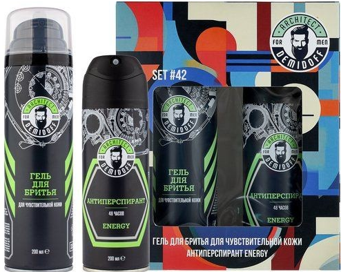 DEMIDOFF НАБОР №24 Гель д/бр.200 +Дез-нт спрей ENERGY 200 4620008480176