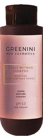 GREENINI ECO Шампунь для КУДРЯВЫХ волос 400 мл 4640145089643