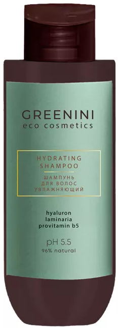 GREENINI ECO Шампунь д/волос УВЛАЖНЯЮЩИЙ 400 мл 4640145089605