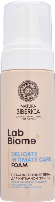 LAB Biome+ Пенка Гипоаллергенная для интимной гигиены, 170 мл 4630121116531