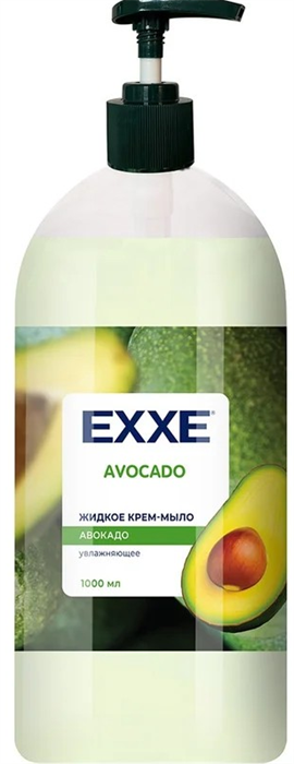 EXXE Мыло-Крем жидкое АВОКАДО 1000 мл 4620739984363
