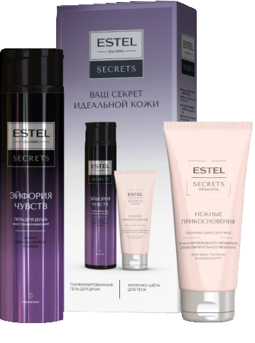 ESTEL SECRETS НАБОР "Эйфория Чувств" Гель д/душа 300мл+Молочко д/тела 100 мл 4606453093789