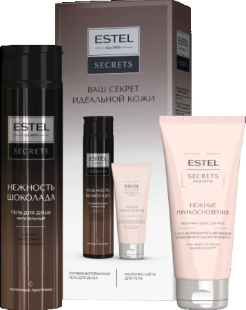 ESTEL SECRETS НАБОР "Нежность Шоколада" Гель д/душа 300мл+Молочко д/тела 100 мл 4606453094113