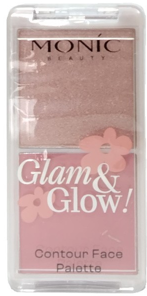 MONIC BEAUTY Контуринг Glam&Glow! Contour Face Palette 03 5061010293078