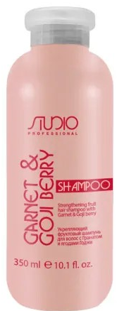 Kapous Шампунь Укрепляющий фруктовый для волос с Гранатом и ягодами Годжи, 350 мл 4627195753915