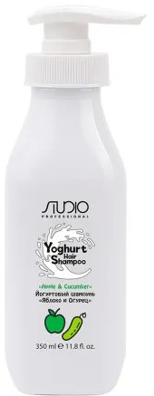 Kapous Йогуртовый Шампунь для волос «Яблоко и Огурец», 350 мл 4627195754783