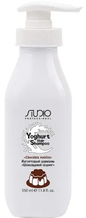 Kapous Йогуртовый Шампунь для волос «Шоколадный пудинг», 350 мл 4627195754721