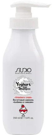 Kapous Йогуртовый Шампунь для волос «Клубника со сливками», 350 мл 4627195754820