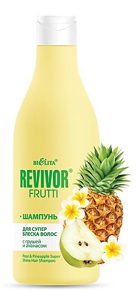 БЕЛИТА REVIVOR Шампунь FRUTTI супер Блеск для волос 500 мл 4810151035785