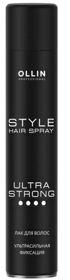 OLLIN STYLE Лак для волос ультрасильной фиксации 500мл 4660077731076