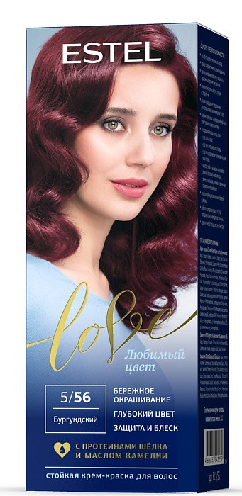 Estel Love Краска для волос № 5/56 бургундский 4606453045252