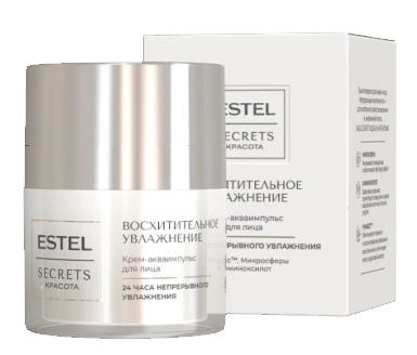 ESTEL SECRETS Крем для лица ВОСХИТИТЕЛЬНОЕ УВЛАЖНЕНИЕ 50 мл 4606453092300