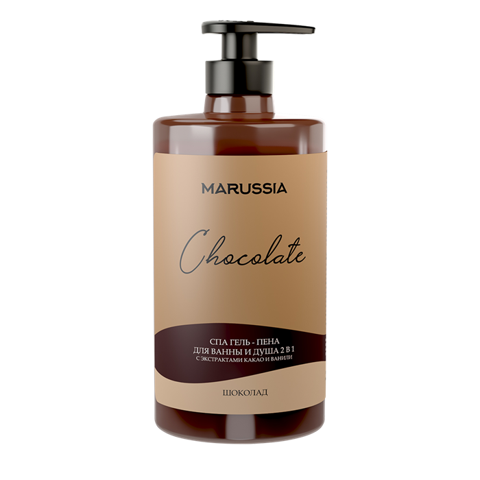 МARUSSIA Гель-Пена для душа ШОКОЛАД 460 мл 4610116240311