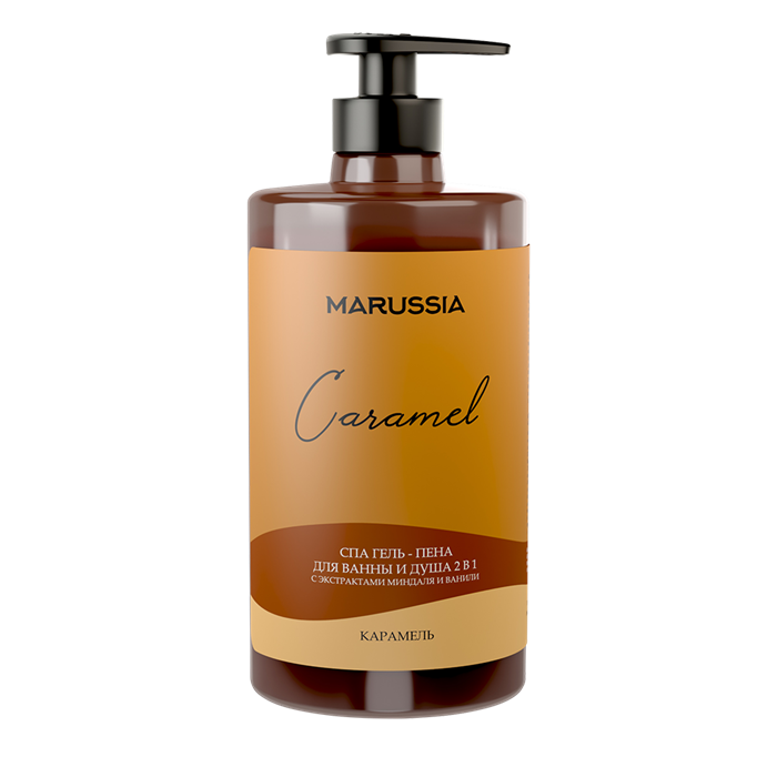 МARUSSIA Гель-Пена для душа КАРАМЕЛЬ 460 мл 4610116240281