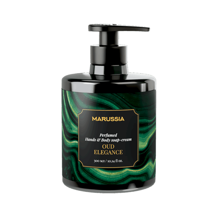МARUSSIA PERFUMED Мыло для рук и тела OUD ELEGANCE 300 мл 4610116240694
