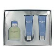 DOLCE & GABBANA BLUE men SET (75ml edt+бал50+гель д/д50) DOLCE & GABBANA BLUE men SET (75ml edt+бал50+гель д/д50)