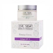 DOCTOR SEA Крем для лица COLLAGEN SPF15 укрепляющий 50 мл