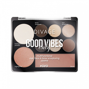 Divage Палетка для лица корректирующая Good Vibes Only №01 (хайлайтер; румяна; тени д.бров; тени д.век; пудра финиш) Divage Палетка для лица корректирующая Good Vibes Only №01 (хайлайтер; румяна; тени д.бров; тени д.век; пудра финиш)
