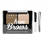 ART-VISAGE Тени для бровей двойные ICON BROWS 421 тон ART-VISAGE Тени для бровей двойные ICON BROWS 421 тон