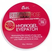 EKEL Патчи для глаз BULGARIAN ROSE с розой 60 шт