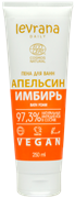 LEVRANA DAILY ECOCERT Пена для ванн АПЕЛЬСИН и ИМБИРЬ 250 мл LEVRANA DAILY ECOCERT Пена для ванн АПЕЛЬСИН и ИМБИРЬ 250 мл